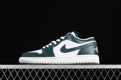 All categories Air Jordan Jordan series basketball shoes Air Jordan 1 Low G version pure original Air Jordan 1 Low AJ1 Joe 1 white green low-top cultural casual sneakers FQ7687-300